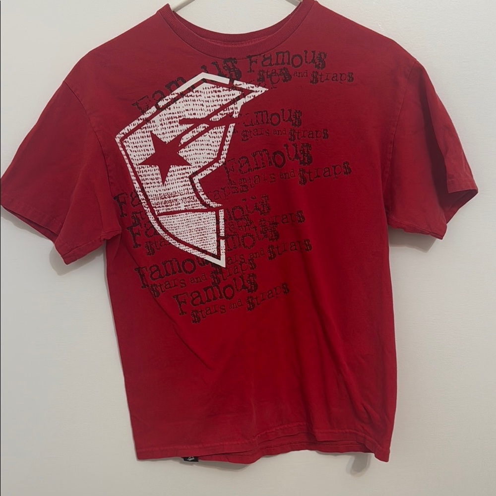 Famous Stars & Straps Red Men’s T-Shirt